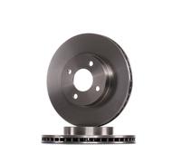 2x BOSCH Disco de freno Delantero para NISSAN MICRA IV (K13) NOTE (E12) 260mm 0