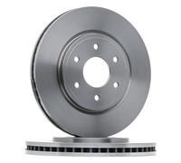 2x BOSCH Disco de freno Delantero para NISSAN NP300 Navara Pick-up (D40) 296mm