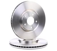 2x BOSCH Disco de freno Delantero para RENAULT Koleos I (HY) 320mm 0 986 479 679