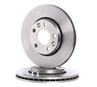 2x BOSCH Disco de freno Delantero para RENAULT MEGANE III Grandtour (KZ0/1) 0