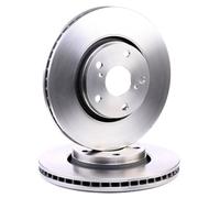 2x BOSCH Disco de freno Delantero para TOYOTA Verso (R2) Auris Familiar (E18) 0