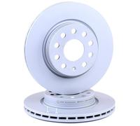 2x BOSCH Disco de freno Delantero para VW GOLF VI (5K1) Golf V Hatchback (1K1) 0