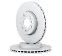 2x BOSCH Disco de freno Delantero para VW GOLF VI (5K1) TOURAN (1T1, 1T2) 288mm