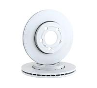 2x BOSCH Disco de freno Delantero para VW Polo V Hatchback (6R1, 6C1) 256mm