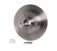 2x BOSCH Disco de freno Trasero Ø260mm Altura: 88,2mm Espesor: 8mm Corona de Agujeros - Ø: 114,3mm macizo 0 986 479 761