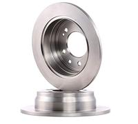 2x BOSCH Disco de freno Trasero Ø262mm Altura: 61,1mm Espesor: 10mm Corona de Agujeros - Ø: 114,3mm macizo 0 986 479 508