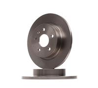 2x BOSCH Disco de freno Trasero Ø268mm Altura: 45mm Espesor: 12mm Corona de Agujeros - Ø: 105mm macizo 0 986 479 645