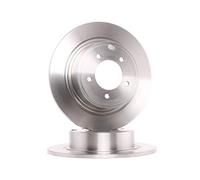 2x BOSCH Disco de freno Trasero Ø302,3mm Altura: 60,5mm Espesor: 10mm Corona de Agujeros - Ø: 114,3mm macizo 0 986 479 R07 Compatible con MITSUBISHI ASX GAW Lancer VIII Berlina CYA, CZA