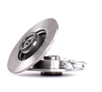 2x BOSCH Disco de freno Trasero adecuado para PEUGEOT 307 SW (3H) 249mm