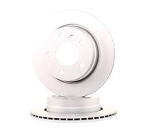 2x BOSCH Disco de freno Trasero para BMW 3 Sedán (E46) 3 Touring (E46) 276mm 0