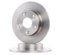 2x BOSCH Disco de freno Trasero para HONDA CIVIC VIII Hatchback (FN, FK) 259,9mm