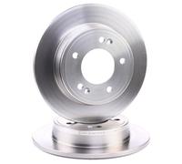 2x BOSCH Disco de freno Trasero para HYUNDAI i30 (GD) 261,9mm 0 986 479 052