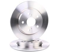 2x BOSCH Disco de freno Trasero para TOYOTA Auris Familiar (E18) 270mm 0 986 479