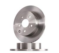 2x BOSCH Disco de freno Trasero para TOYOTA RAV 4 IV (ZSA4, ALA4) 281mm 0 986