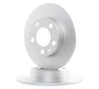 2x BOSCH Disco de freno Trasero para VW Polo V Hatchback (6R1, 6C1) Taigo (CS1)