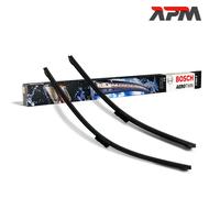 2x Bosch Frente Wiper Blade Para Mercedes Benz Clase C W203 Audi A4 A6 Avant