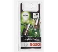 2x Bosch P21W BA15S Bombilla Longlife Daytime Halógena para BMW Audi VW