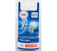 2x Bosch T4W BA9S Bombilla Para BMW Audi VW Skoda Seat Ford Opel