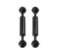 2X Brazo de Extensión de Flotador de Fibra de Carbono Fotografía de Cámara de Buceo de Bola Dual de 1 Pulgada D20mm Trípode de Flotabilidad