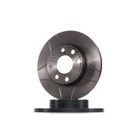 2x BREMBO 08.4475.75 Disco de freno Delantero para OPEL Kadett E CC (T85) 236mm