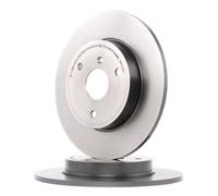2x BREMBO 08.8163.21 Disco de freno Delantero para SMART FORTWO Coupe (451)