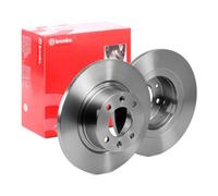 2x BREMBO 08.8727.10 Disco de freno Trasero para CITROËN C5 III Kombi (RW) 276mm