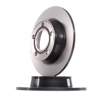 2x BREMBO 08.9084.11 Disco de freno Trasero para AUDI A6 C5 Avant (4B5) 255mm