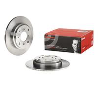 2x BREMBO 08.9139.10 Disco de freno Trasero para HONDA PRELUDE IV (BB) 260mm