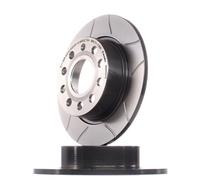 Disco de freno BREMBO 8950275 trasero, ranurado, macizo, 1 Pieza