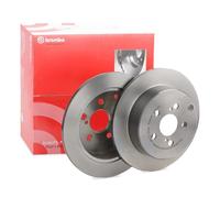2x BREMBO 08.A273.21 Disco de freno Trasero para TOYOTA CELICA (ZZT23) 269mm