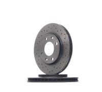 2x BREMBO 09.5196.1X Disco de freno Delantero para CITROËN SAXO (S0, S1) 247mm