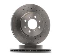 2x BREMBO 09.5509.1X Disco de freno Delantero para HONDA JAZZ IV (GK) 262mm