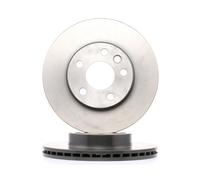 2x BREMBO 09.7131.11 Disco de freno Delantero 280mm