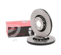 2x BREMBO 09.8690.11 Disco de freno Delantero para VW PASSAT Variant (3B6) 312mm