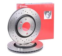 2x BREMBO 09.8695.1X Disco de freno Delantero para OPEL Corsa F Hatchback (P2JO)