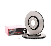 2x BREMBO 09.8760.11 Disco de freno para OPEL Crossland X (P17) 283mm