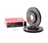 2x BREMBO 09.8937.11 Disco de freno Delantero para OPEL Vivaro A Combi (X83)