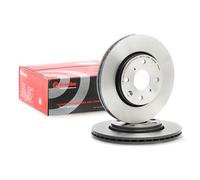 2x BREMBO 09.9928.11 Disco de freno Delantero para TOYOTA AYGO (WNB1, KGB1)