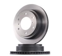 2x BREMBO 09.A450.11 Disco de freno Trasero para MITSUBISHI PAJERO IV (V8W, V9W)