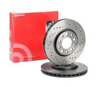 2x BREMBO 09.A721.1X Disco de freno Delantero para FIAT 500X (334) 281mm
