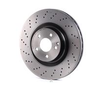2x BREMBO 09.A817.11 Disco de freno Delantero 350mm