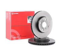 2x BREMBO 09.A913.11 Disco de freno Delantero para TOYOTA Yaris Hatchback (P13)