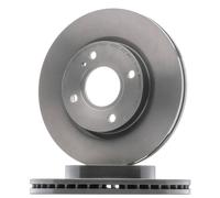 2x BREMBO 09.A968.21 Disco de freno Delantero para FORD Fiesta Mk6 Kastenwagen