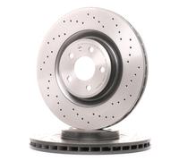 2x BREMBO 09.B039.1X Disco de freno Delantero para AUDI A4 Avant (8K5, B8) 345mm