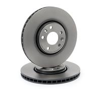 2x BREMBO 09.B352.11 Disco de freno Delantero para RENAULT GRAND SCÉNIC IV (R9)