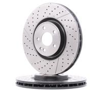 2x BREMBO 09.B913.11 Disco de freno Delantero 350mm