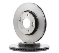 2x BREMBO 09.C249.11 Disco de freno Delantero para HYUNDAI i30 (GD) 280mm