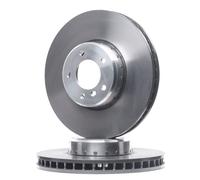 2x BREMBO 09.C393.13 Disco de freno Delantero para BMW 5 Limousine (E60) 348mm