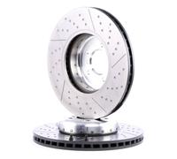 2x BREMBO 09.C394.13 Disco de freno Delantero para BMW 3 Touring (F31) 370mm