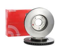 2x BREMBO 09.C545.11 Disco de freno Delantero para RENAULT Kadjar (HA, HL) 296mm